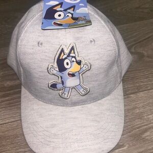 Bluey Light Gray Kids Baseball Cap - Character Patch